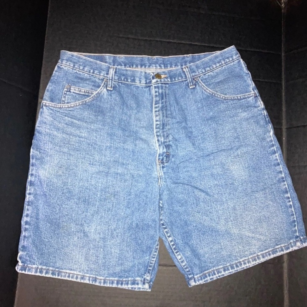 Wrangler Light Blue Jean Shorts for Men